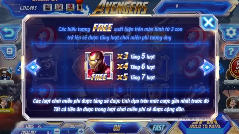 Đôi nét về quay hũ Avengers Academy 68gb